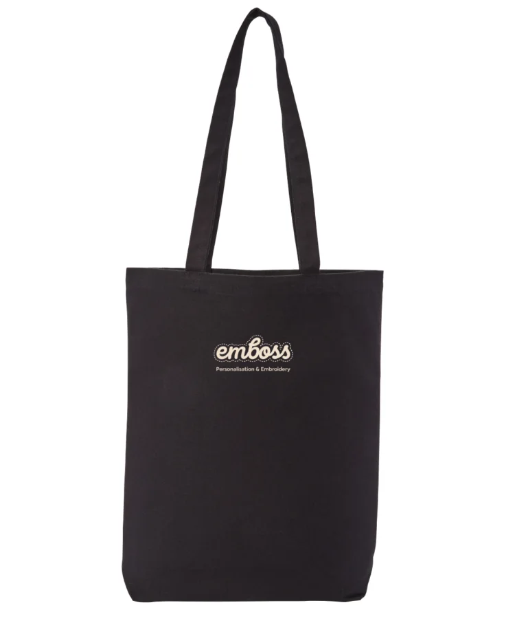 Recycled premium canvas ‘flat base’ shopper