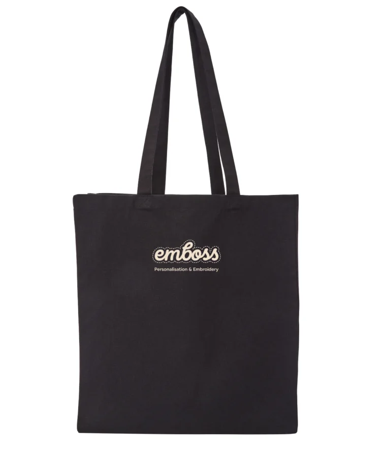 Recycled premium canvas spacious shopper