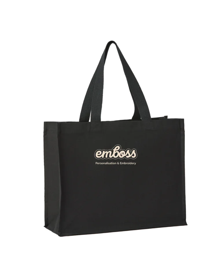 Recycled premium canvas stand-up shopper