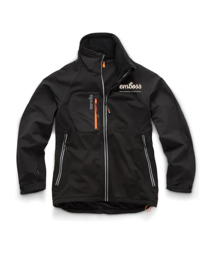 Trade Flex softshell jacket in Black