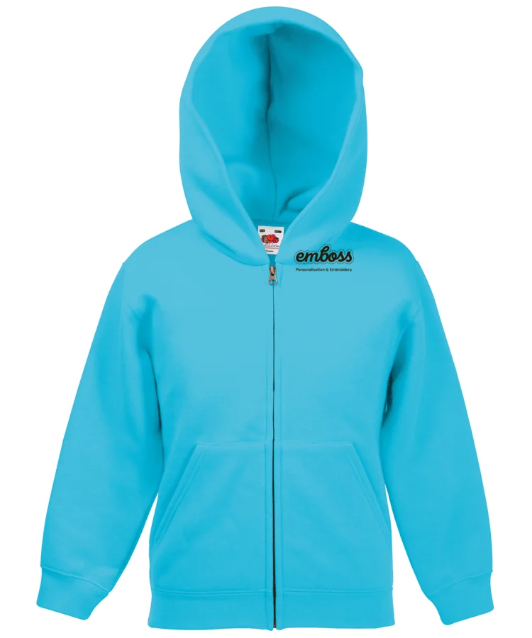 Kids classic hooded sweatshirt jacket