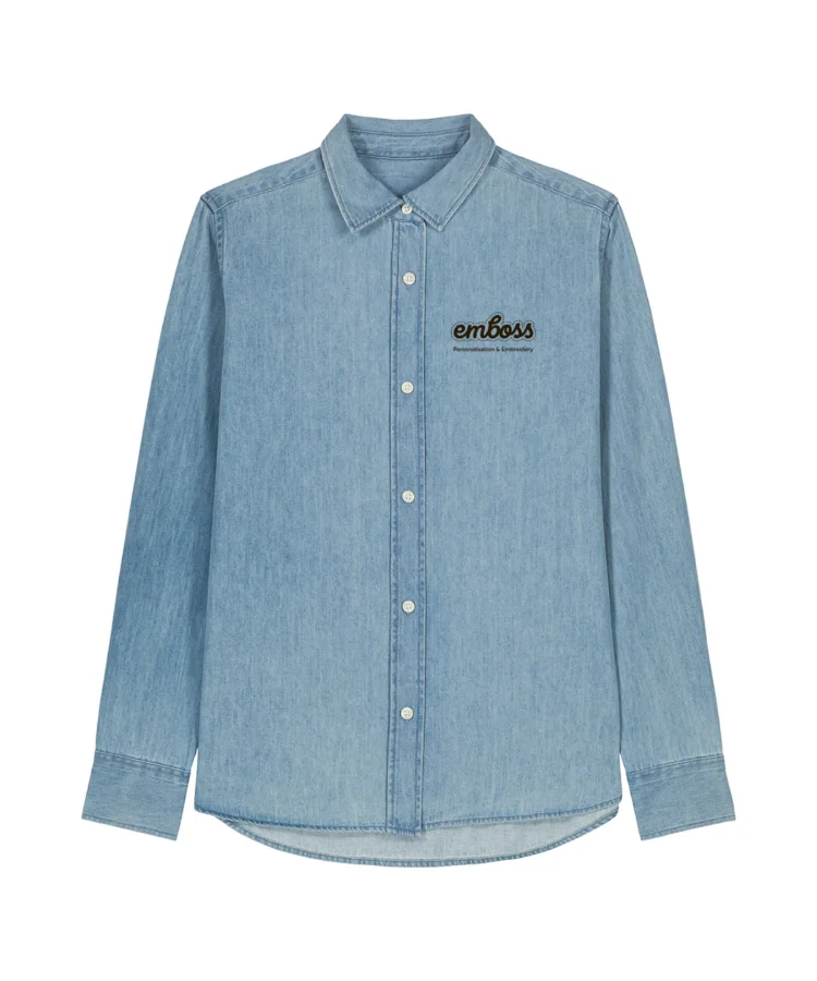 Stella denim shirt (STWW970) in Light Wash