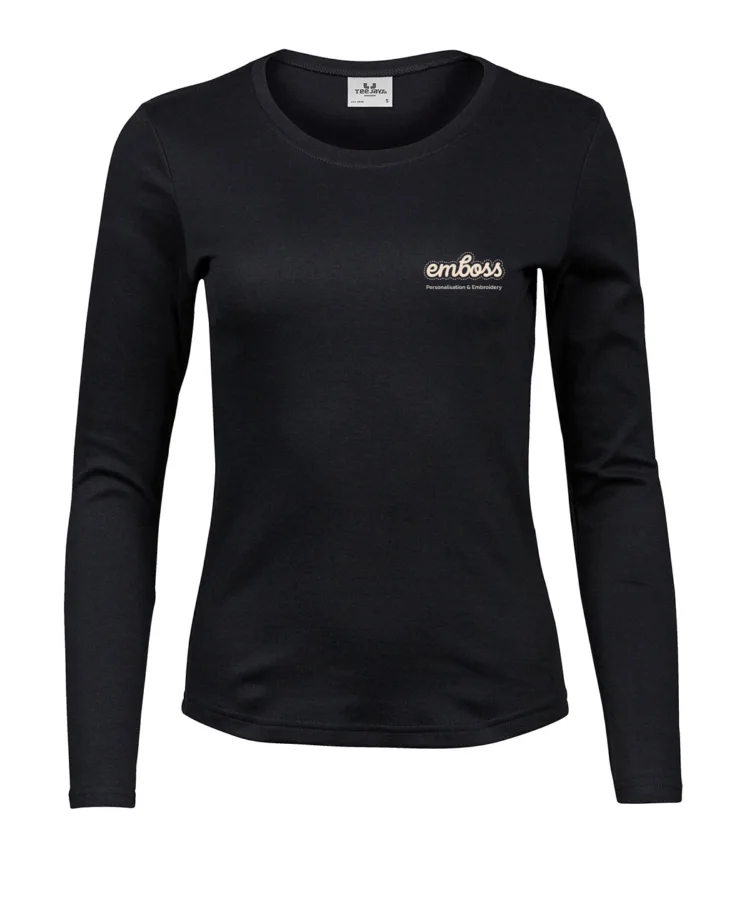 Women’s long sleeve interlock tee (590)