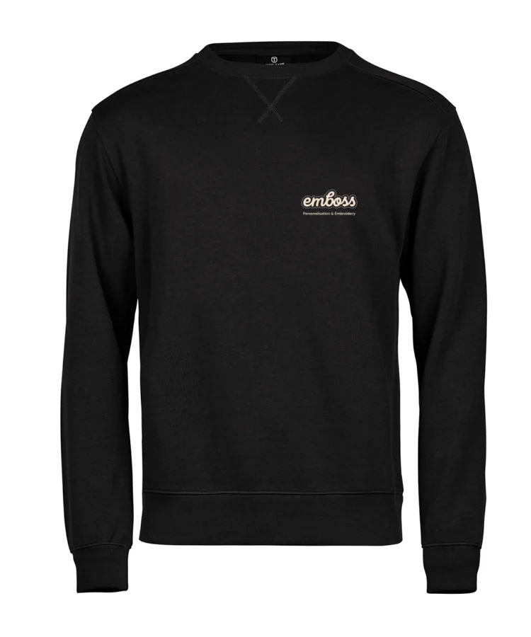 Ribbed interlock crew neck (5504)