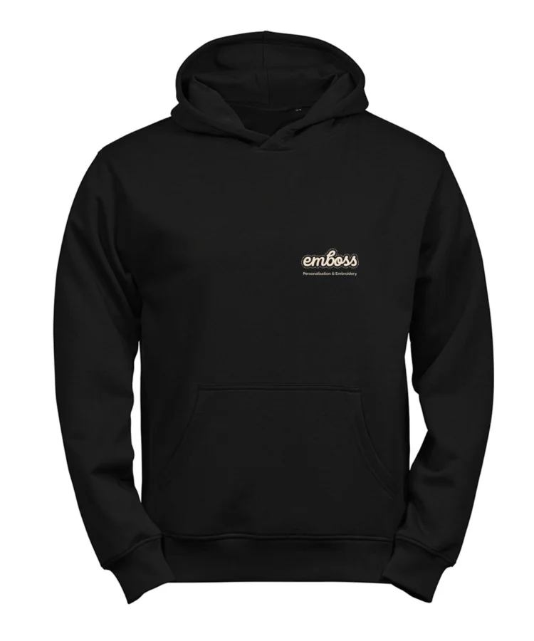 Junior UNLABELED hooded sweatshirt (5152B) in Black
