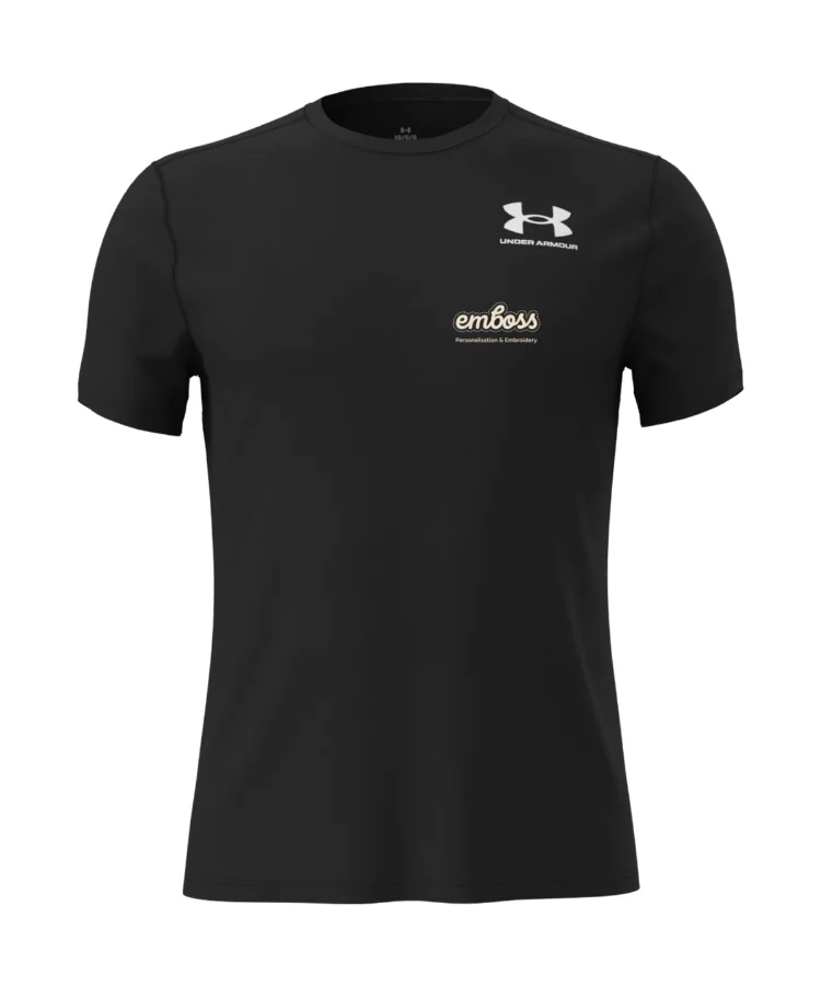 HeatGear® fitted t-shirt in Black