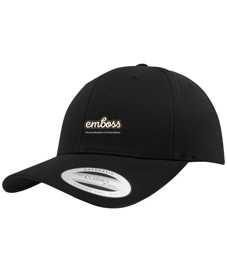 Curved classic snapback (7706)(7706) in Black