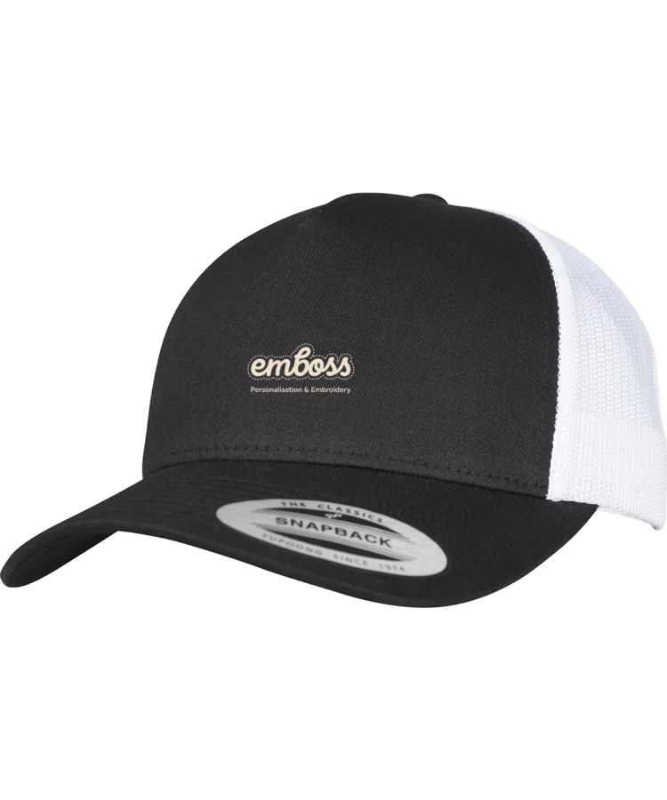 5-panel retro trucker 2-tone cap (6506T)