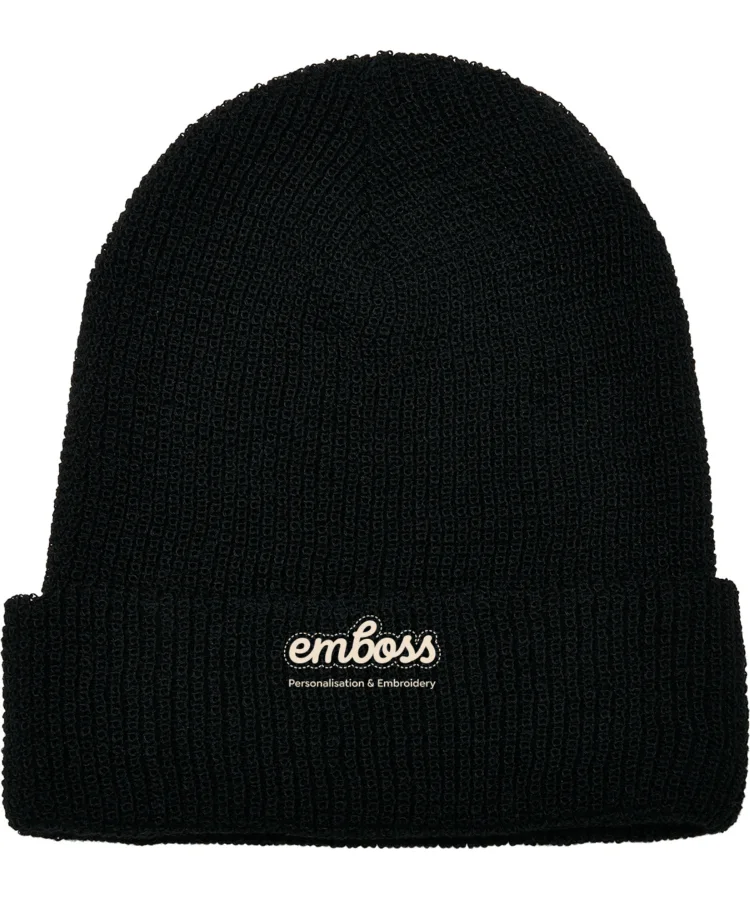 Recycled yarn waffle knit beanie (1505RY)