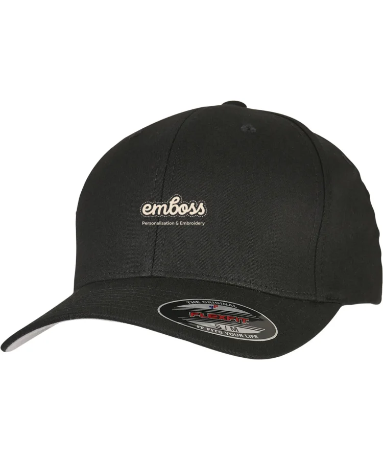 V-Flexfit® cotton twill cap (5001) in Black